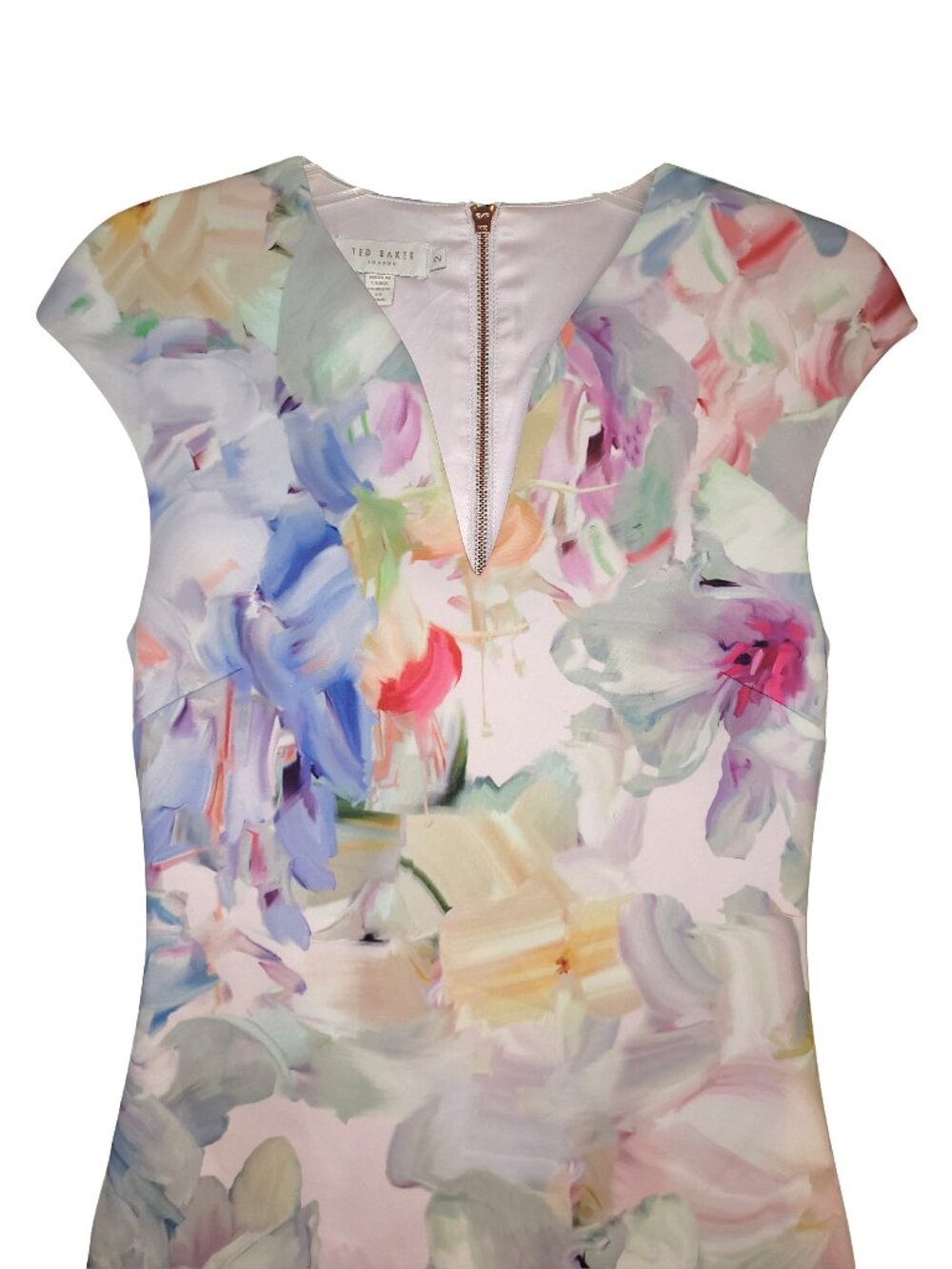 Ted Baker Bathany Hanging Gardens Floral Midi Sheath Dress 2 - Picture 5 of 8
